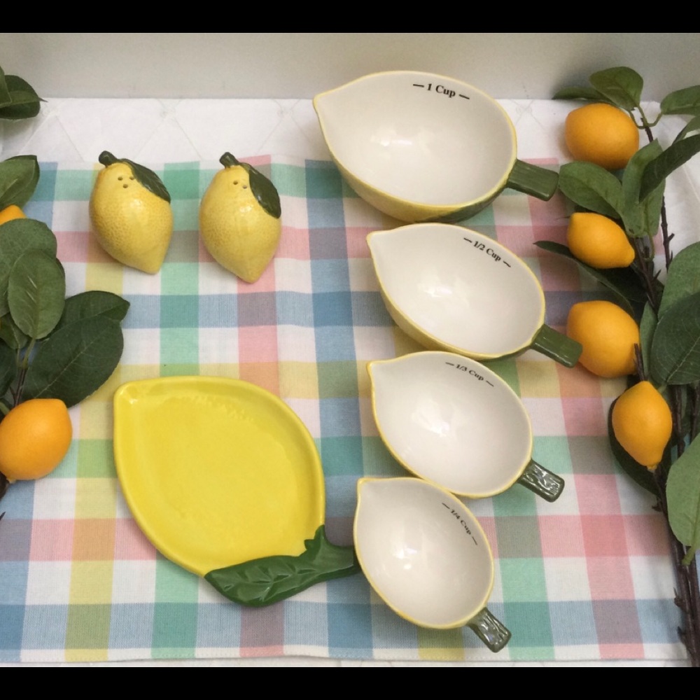 LEMON 🍋 KITCHEN SPOON REST BUNDLE. 7pcs. N…